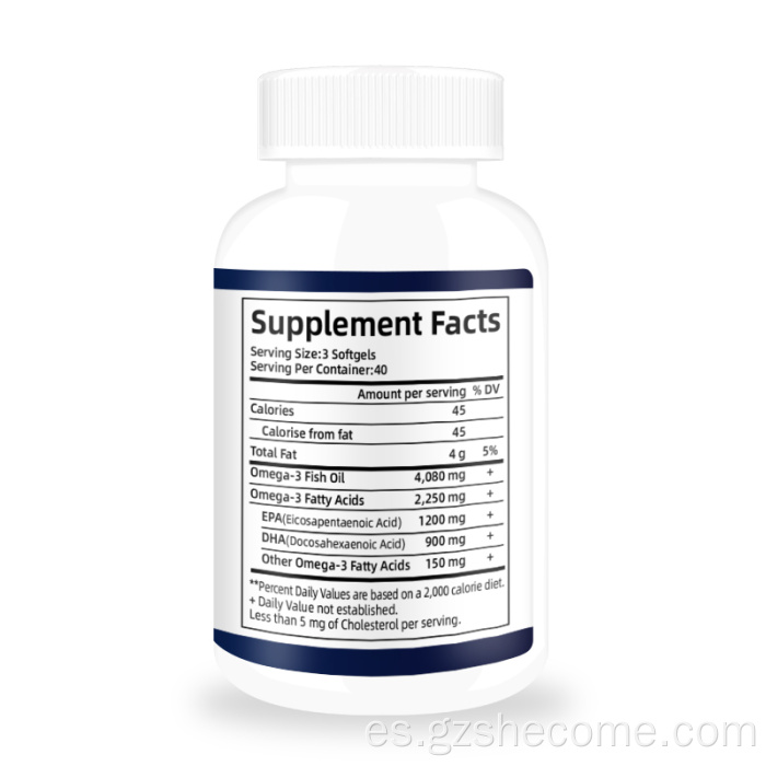 SUPER OMEGA3 Softgels reduce el hígado cápsulas Softgel Omega